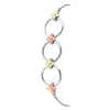 Black Hills Gold & Silver Bracelet - MRLBR3821 - Berg Jewelry & Gifts