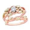 Black Hills Rose Gold Diamond Wedding Set GLWR938SD 1/4CT - Berg Jewelry & Gifts