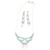 Linda Shelandewa - Zuni Turquoise Chandelier Necklace - B28 LZET-23000 - Berg Jewelry & Gifts