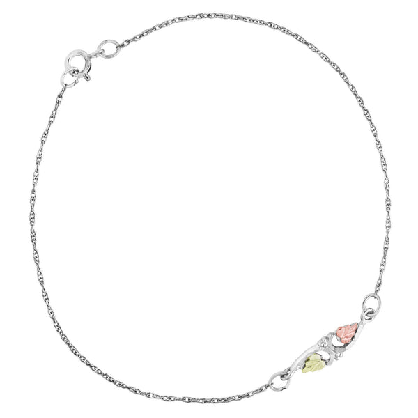 MR8073 G/S ANKLE BRAC (10IN) - Berg Jewelry & Gifts