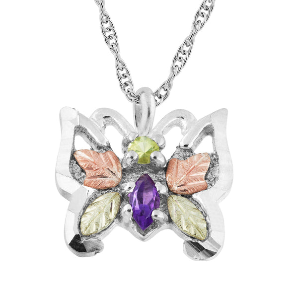 25096IA-GS BUTTERFLY PEND - Berg Jewelry & Gifts