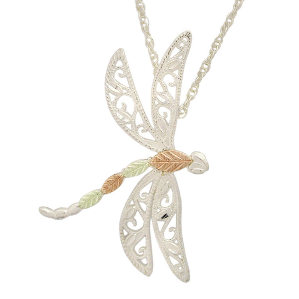 25632-GS DRAGONFLY PEND - Berg Jewelry & Gifts