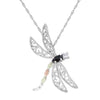 25632ZO-F-GS DRAGONFLY PEND - Berg Jewelry & Gifts