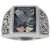 41000-0X-GS M EAGLE RING Size - Berg Jewelry & Gifts