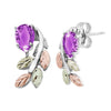 5966-GS AMETHYST EARS - Berg Jewelry & Gifts
