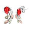 5966-GS GARNET EARS - Berg Jewelry & Gifts