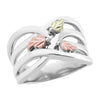 Black Hills Gold and Silver Ring MR10019 L G/S RING - Berg Jewelry & Gifts
