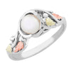 Black Hills Gold and Silver Ring MR1603P MTR L G/S PEARL RING - Berg Jewelry & Gifts