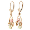 Black Hills Gold Diamond Earrings G L01532X - Berg Jewelry & Gifts