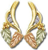 Black Hills Gold Diamond Earrings G LER770X - Berg Jewelry & Gifts