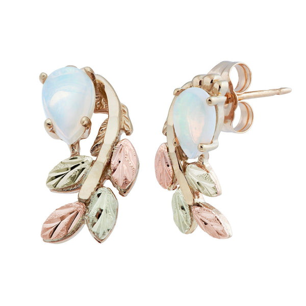 Black Hills Gold Earrings 5966L-CB BHG OPAL EARS - Berg Jewelry & Gifts