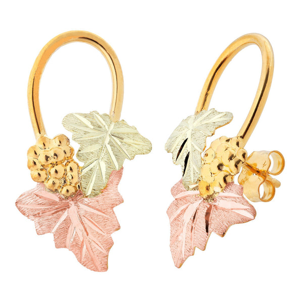 Black Hills Gold Earrings G LA124P - Berg Jewelry & Gifts