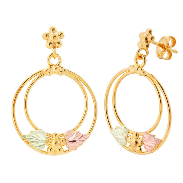 Black Hills Gold Earrings G LA130PD - Berg Jewelry & Gifts