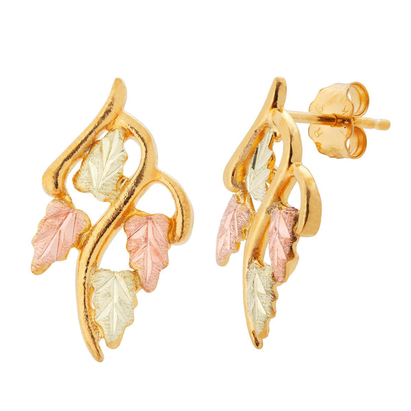 Black Hills Gold Earrings G LA163P - Berg Jewelry & Gifts