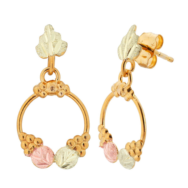 Black Hills Gold Earrings G LA184PD - Berg Jewelry & Gifts