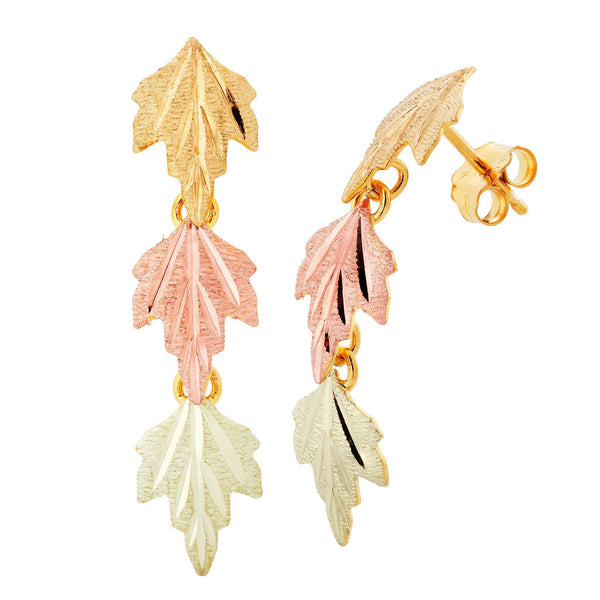 Black Hills Gold Earrings G LB1030P - Berg Jewelry & Gifts