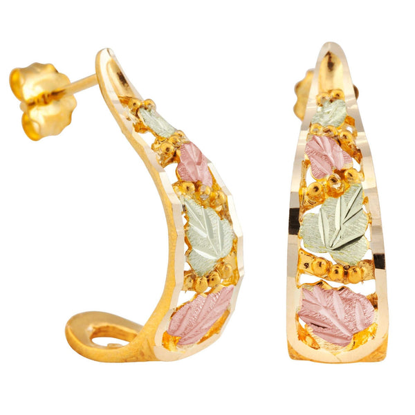 Black Hills Gold Earrings G LB1207P - Berg Jewelry & Gifts