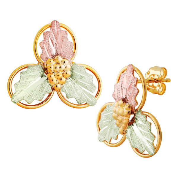 Black Hills Gold Earrings G LER166 - Berg Jewelry & Gifts