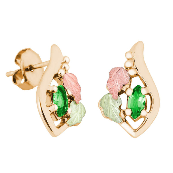 Black Hills Gold Earrings G LER1778-205 - Berg Jewelry & Gifts