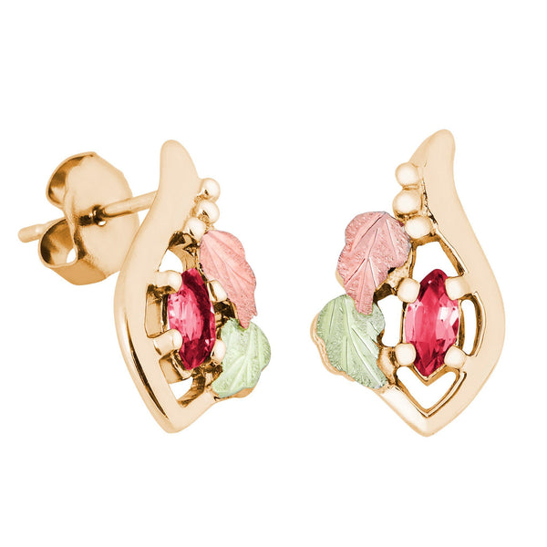Black Hills Gold Earrings G LER1778-207 - Berg Jewelry & Gifts