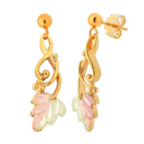 Black Hills Gold Earrings G LER2 - Berg Jewelry & Gifts