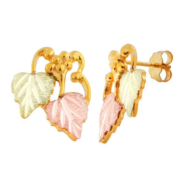 Black Hills Gold Earrings G LER357 - Berg Jewelry & Gifts
