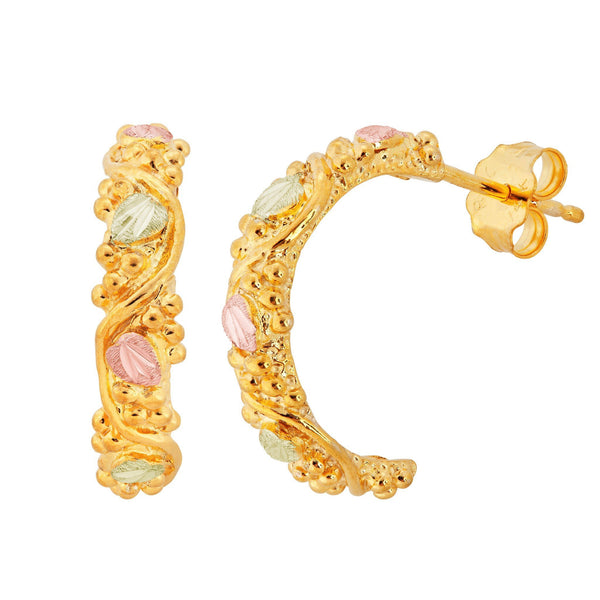 Black Hills Gold Earrings G LER561 - Berg Jewelry & Gifts