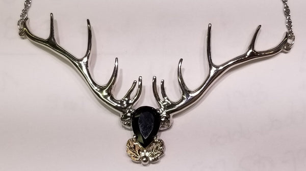Black Hills Gold Elk Pendant MRC3601O-F-GS - Berg Jewelry & Gifts