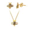 Black Hills Gold Honey Bee Pendant G LPE3933 - Berg Jewelry & Gifts