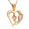 Black Hills Gold Pendant G2077 MTR BHG HEART PEND - Berg Jewelry & Gifts