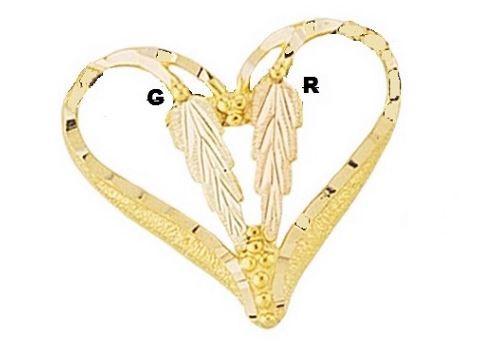 Black Hills Gold Pendant G2302SL MTR BHG SLIDER - Berg Jewelry & Gifts