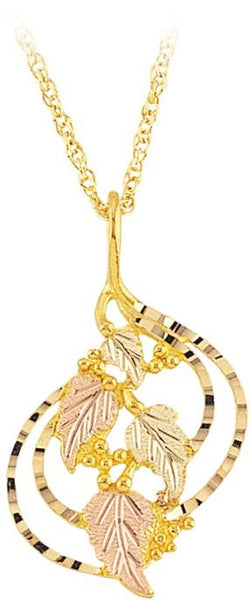 Black Hills Gold Pendant G2380 MTR BHG PENDANT - Berg Jewelry & Gifts
