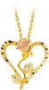 Black Hills Gold Pendant G2424 MTR BHG ROSE PENDANT - Berg Jewelry & Gifts
