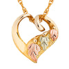 Black Hills Gold Pendant G2873 MTR BHG HEART PEND - Berg Jewelry & Gifts