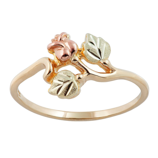 Black Hills Gold Ring G1418 MTR L BHG ROSE RING - Berg Jewelry & Gifts