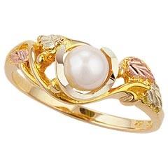 Black Hills Gold Ring G1603P MTR L BHG PEARL RING - Berg Jewelry & Gifts