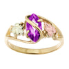 Black Hills Gold Ring GC4351 BHG AMETHYST RING Size - Berg Jewelry & Gifts