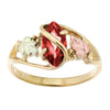 Black Hills Gold Ring GC4351 BHG GARNET RING Size - Berg Jewelry & Gifts