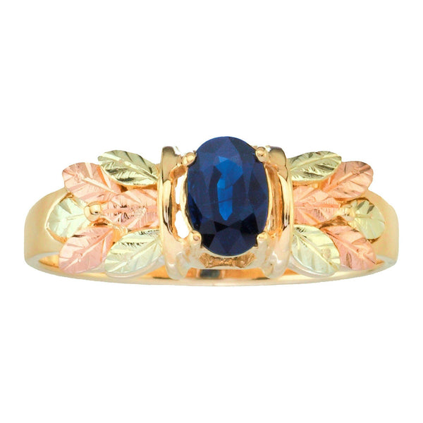 Black Hills Gold Ring GC4843S L BHG SAPH RING Size - Berg Jewelry & Gifts