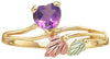 Black Hills Gold Ring GSD1823 (50911) BHG AMETH RING - Berg Jewelry & Gifts