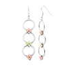 Black Hills Gold & Silver Earrings - MRLER3821 - Berg Jewelry & Gifts