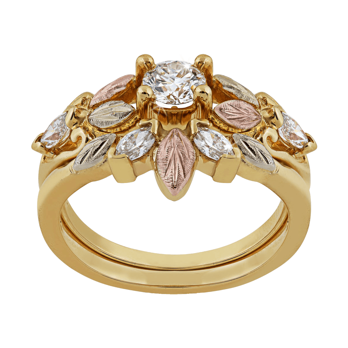 シルバー/レッド 【e.m.】ガーネットのゴールドリング LE-PAR16