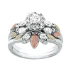 Black Hills White Gold Wedding Ring WGLWR942ADBD - Berg Jewelry & Gifts