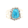 Dan Naie - Morenci Turquoise Cuff Bracelet - B28 DNET-19600 - Berg Jewelry & Gifts