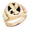 G L02402 Black Hills Gold Mens Ring - Berg Jewelry & Gifts