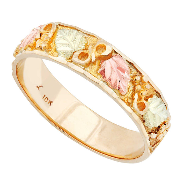 G L02825 Black Hills Gold Mens Ring - Berg Jewelry & Gifts