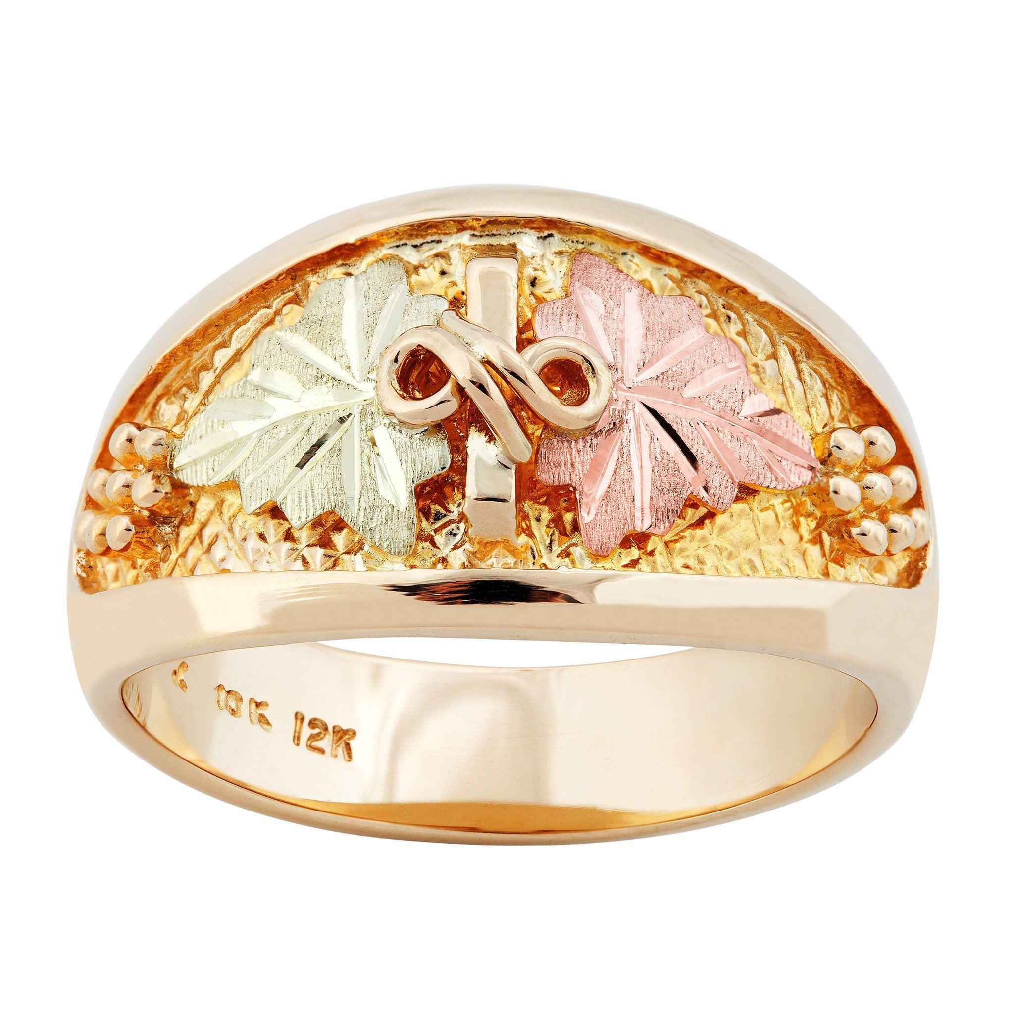 Black stone with diamond glamorous design gold plated ring for men - – Soni  Fashion®
