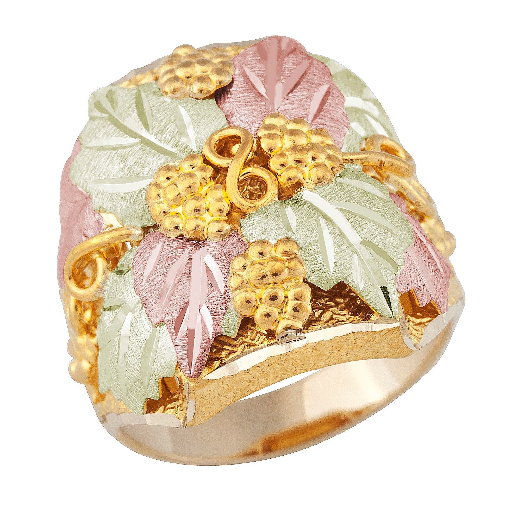 G LC228 Black Hills Gold Mens Ring – Berg Jewelry Gifts