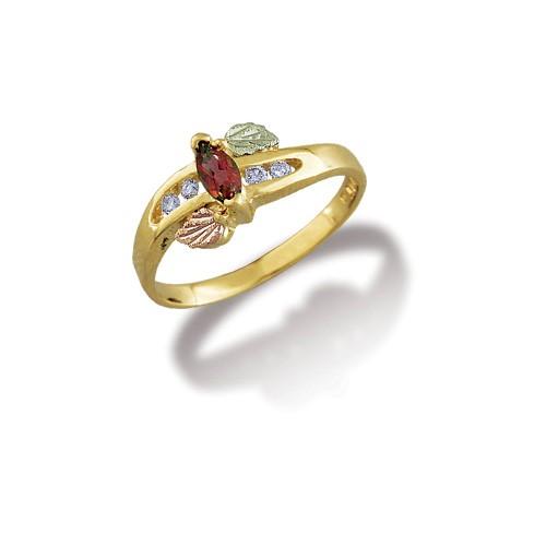 G LLR748-201 Black Hills Gold Ring - Berg Jewelry & Gifts
