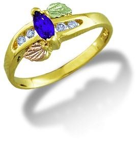 G LLR748-202 Black Hills Gold Ring - Berg Jewelry & Gifts